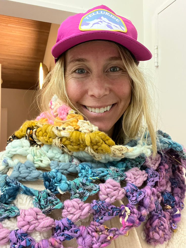 Le Triangle Granny: Knit Collage Style