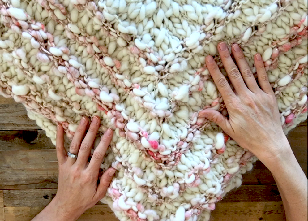 Knitalong week 3 ~ Rustic Handspun poncho