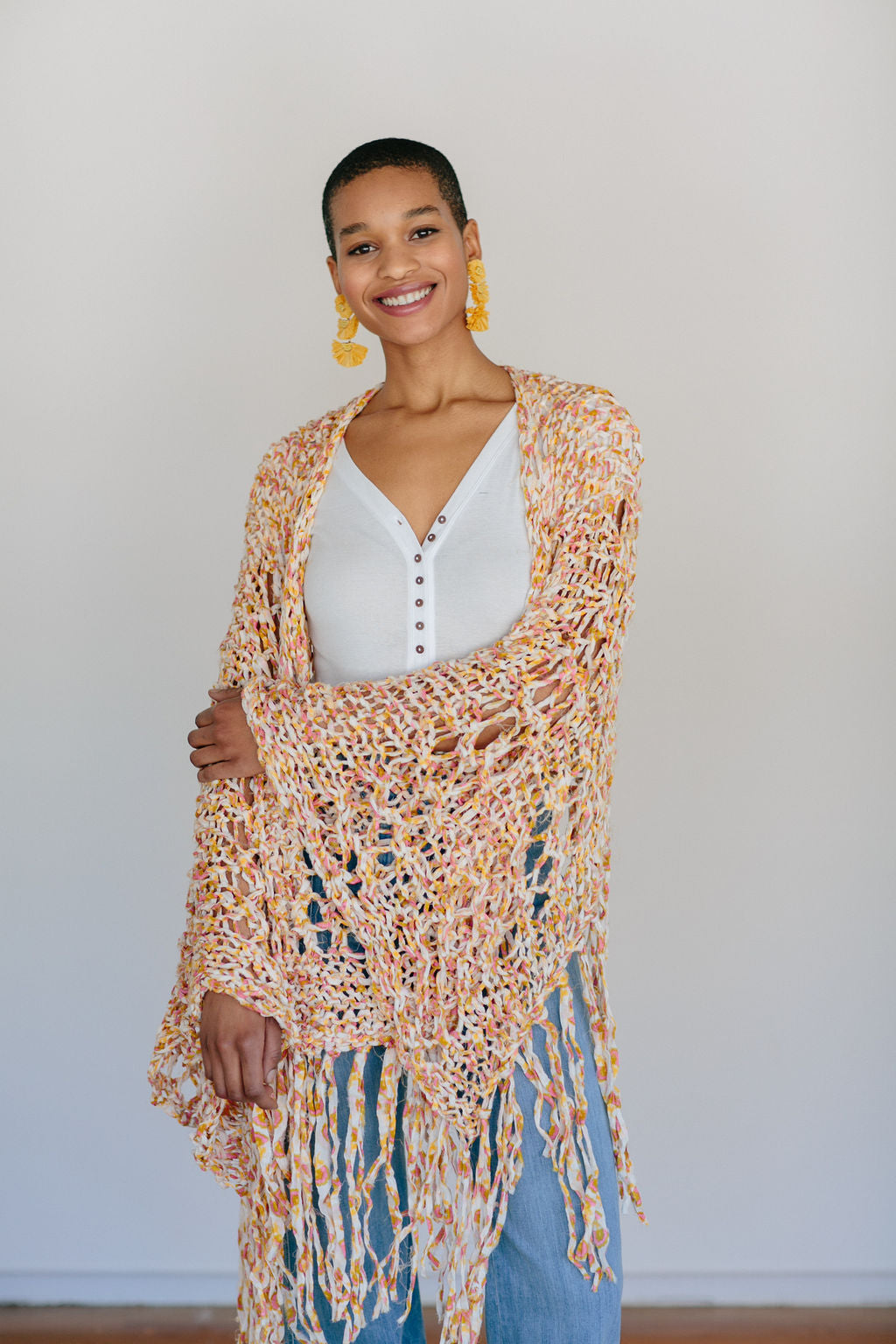 Knit Collage Coachella Wrap Pattern