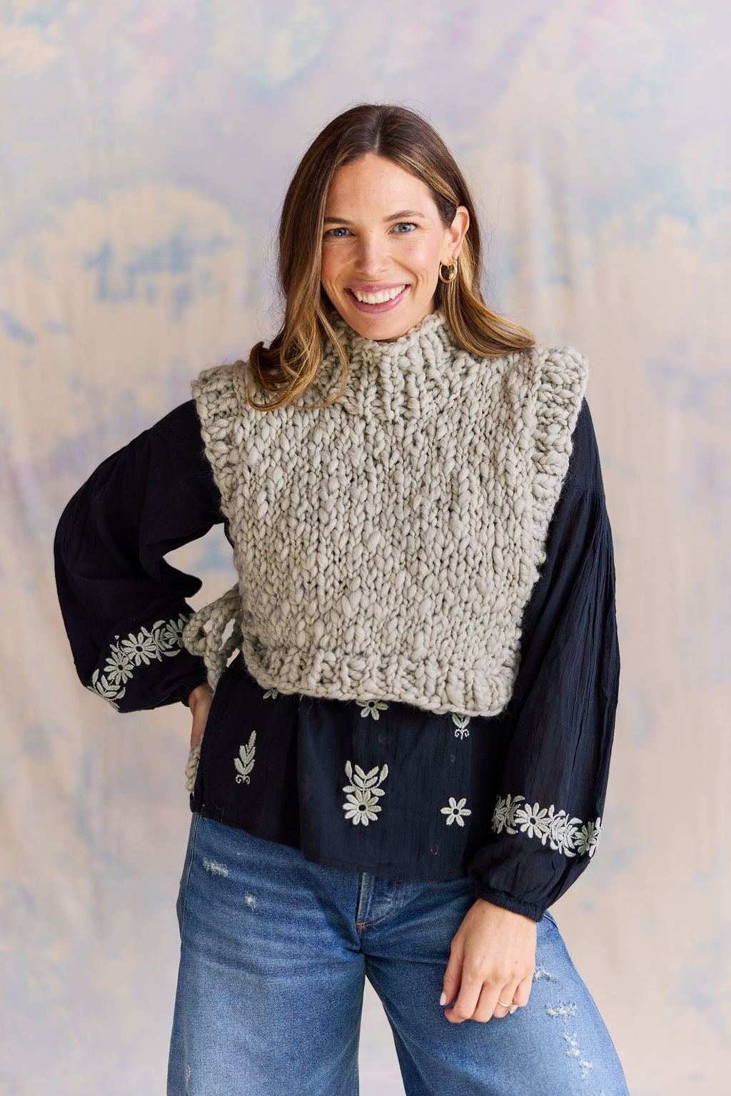 Feeling Groovy Side Tie Vest Kit ~ Solid – Knit Collage