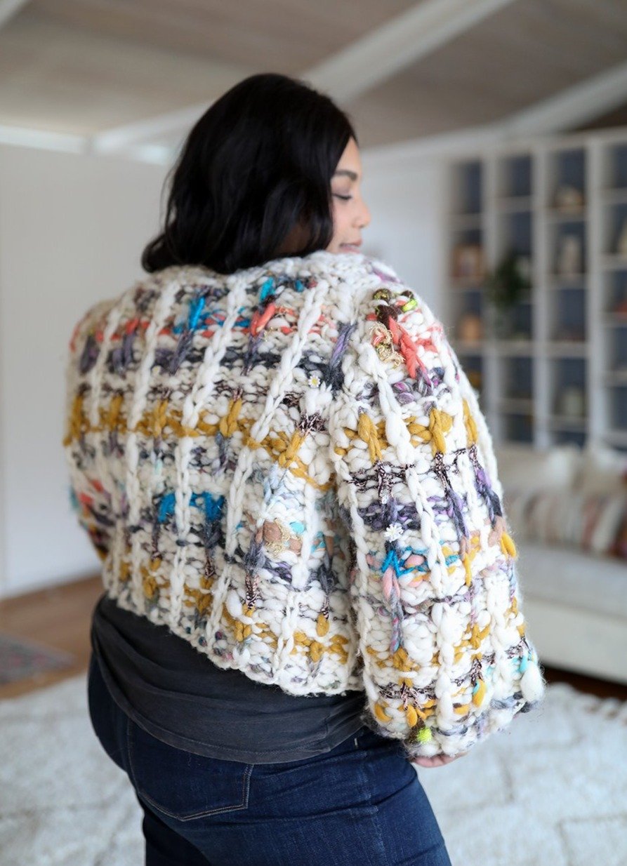 Plaid Party Cardi Kit