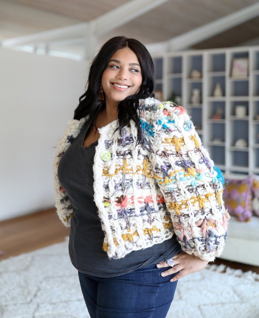 Plaid Party Cardi Kit