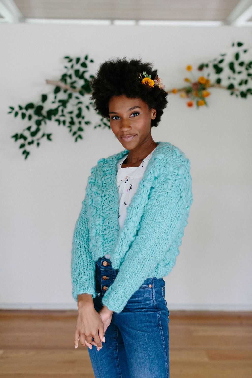 Snowfall Bobble Cardi Class