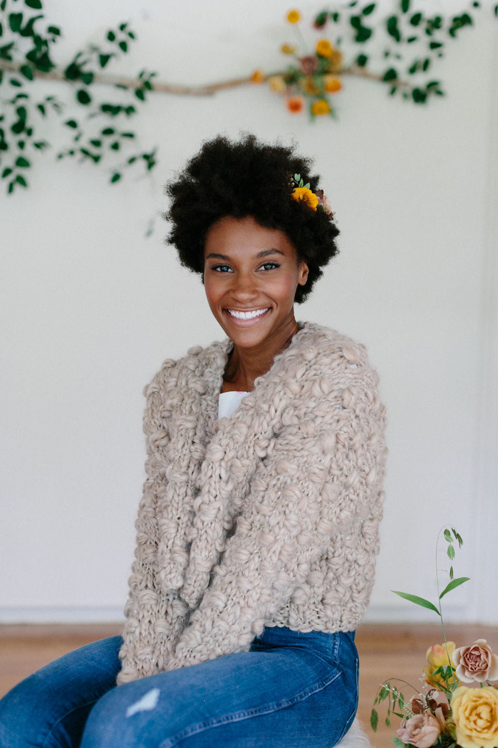 Snowfall Bobble Cardi Class