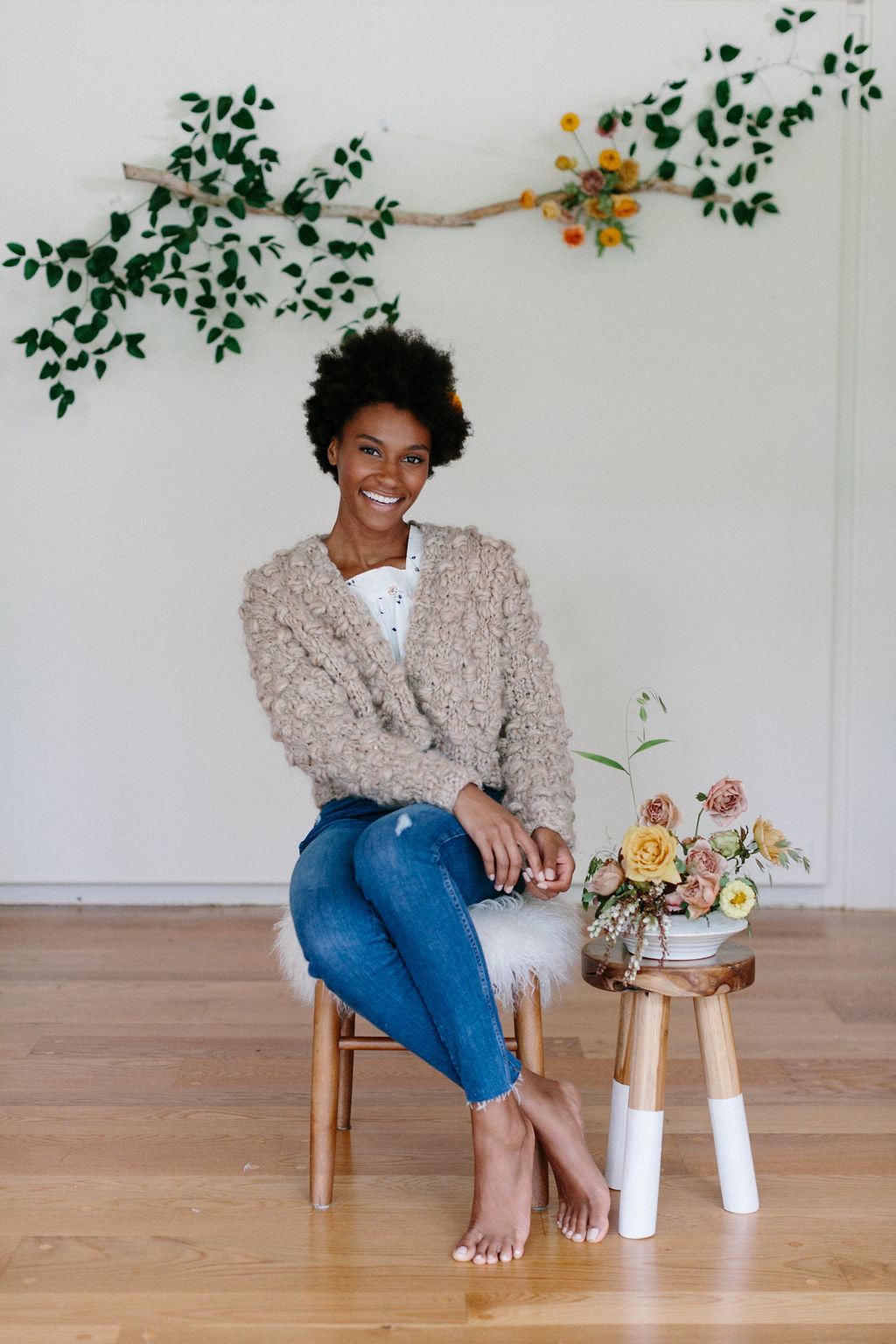 Snowfall Bobble Cardi Class