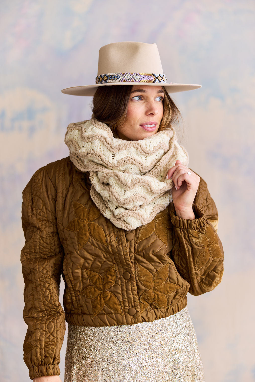 Take Me West Cowl Pattern