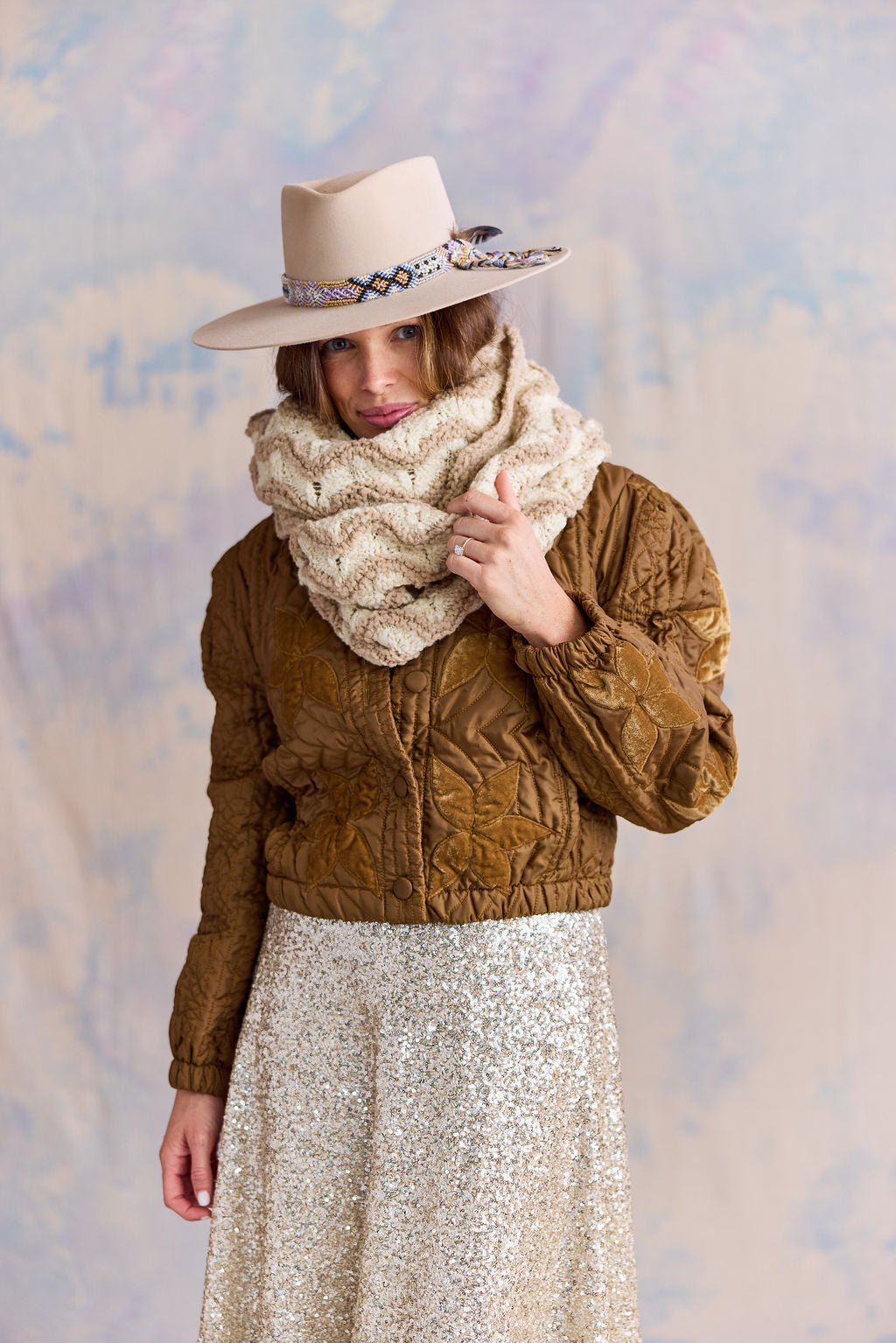 Take Me West Cowl Pattern