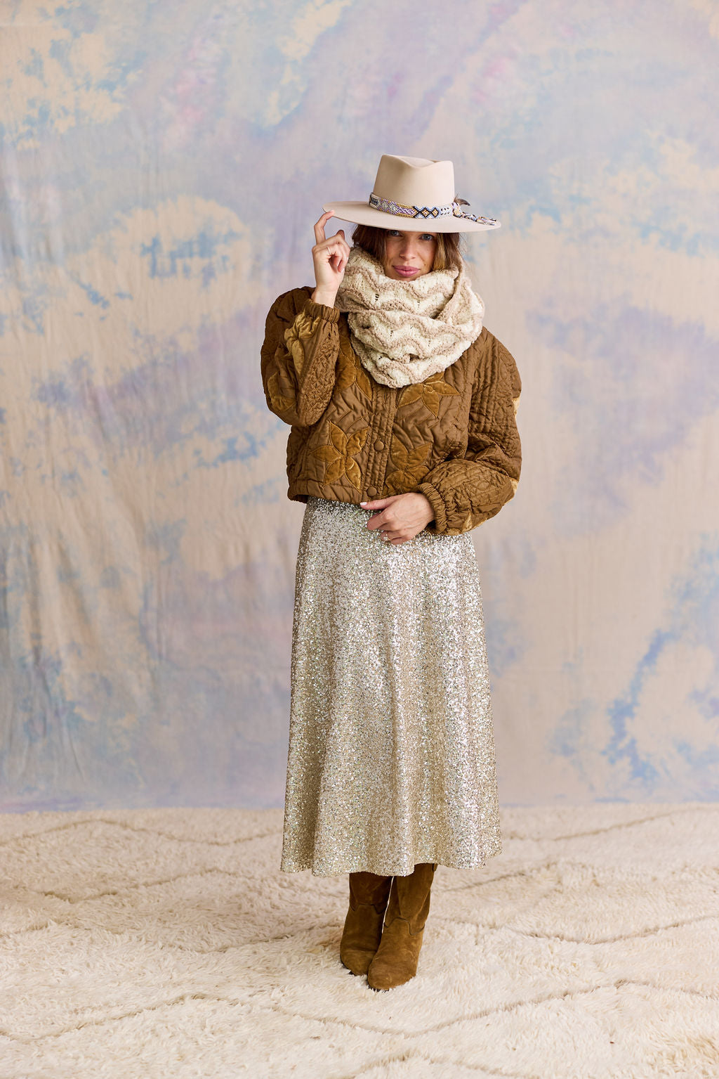 Take Me West Cowl Pattern