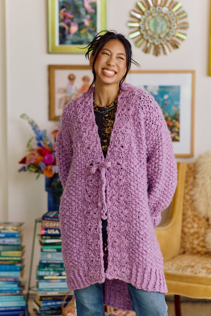 Wandering Vine Cardi Full Length ~ Knitalong Kit