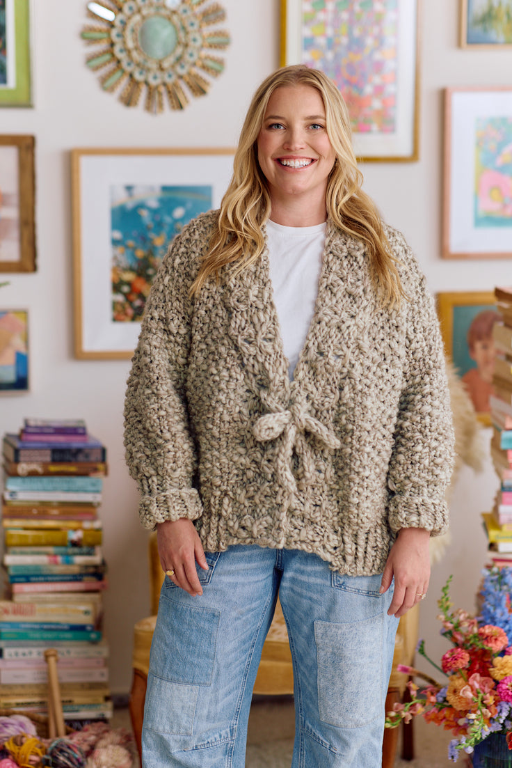 Wandering Vine Cardi Short Length ~ Knitalong Kit