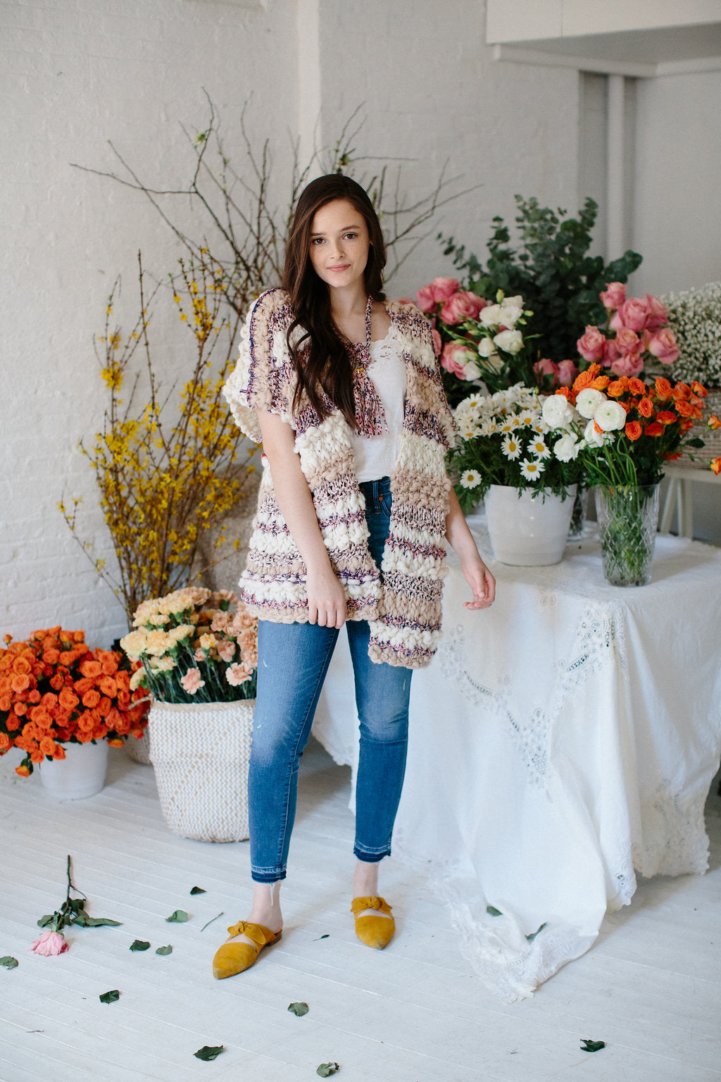 Knit Collage Both Sides Now Poncho Pattern