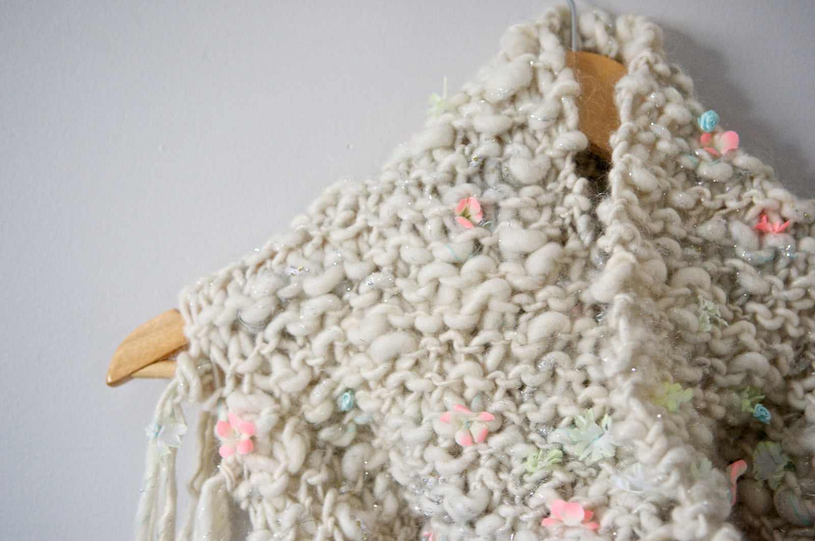 Knit Collage Keep Me Cozy Fringe Cowl