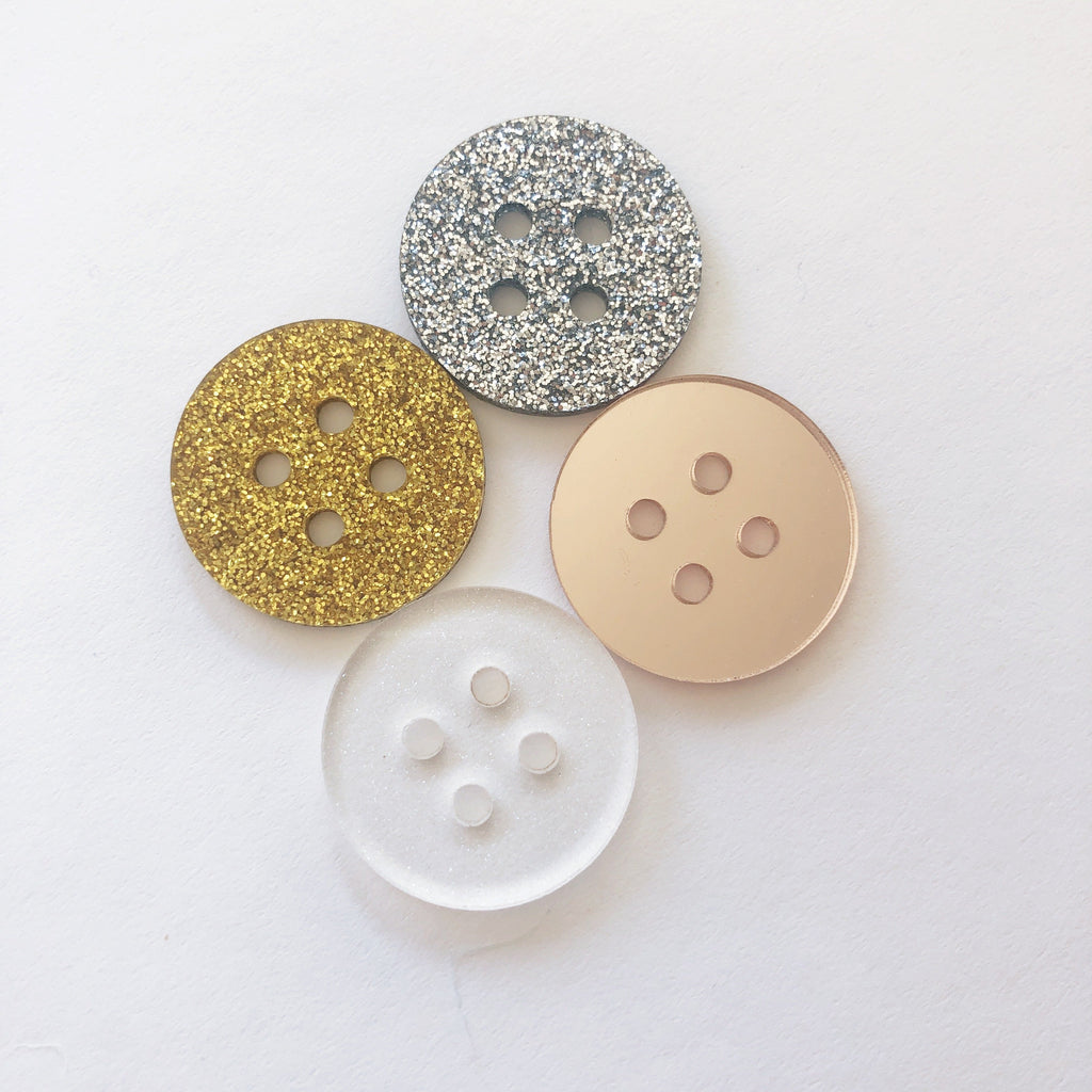 Magical Glitter Buttons