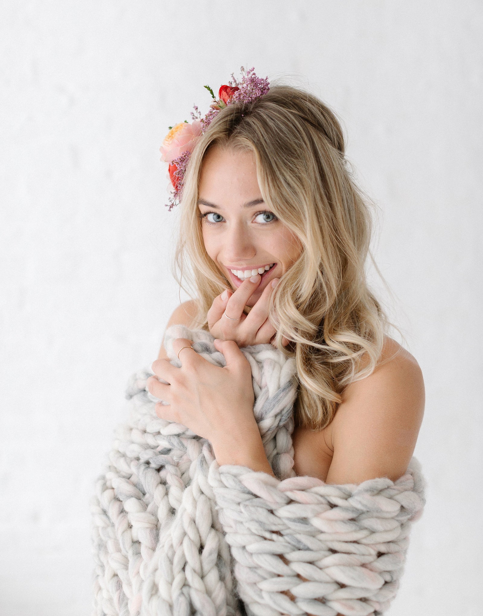 Knit Collage Chunky Cozy Companion Blanket Knitting Pattern