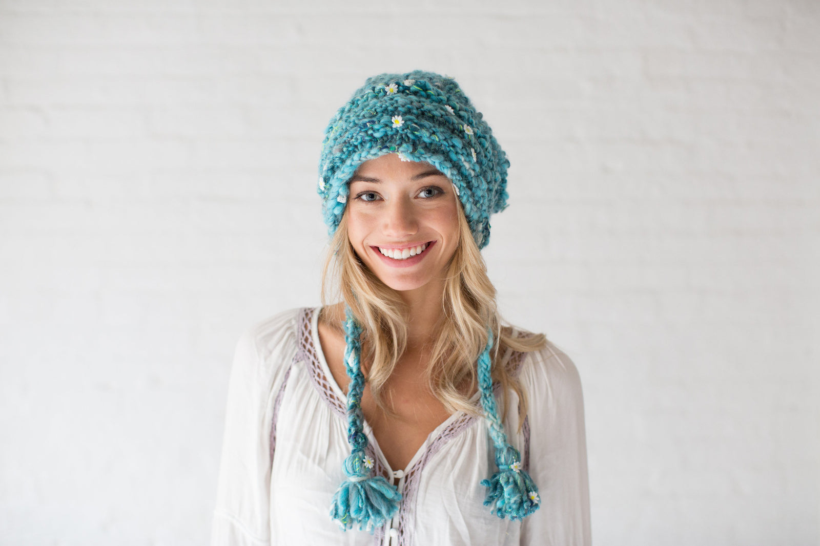 Knit Collage Magical Daisy Hat Knitting Pattern