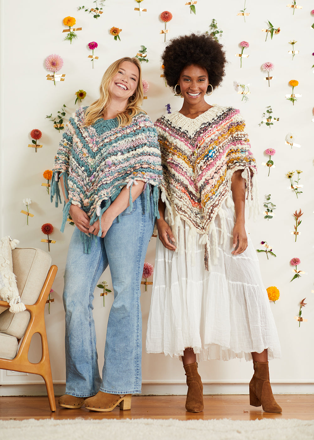 Shake Your Groove Thing Poncho Class – Knit Collage