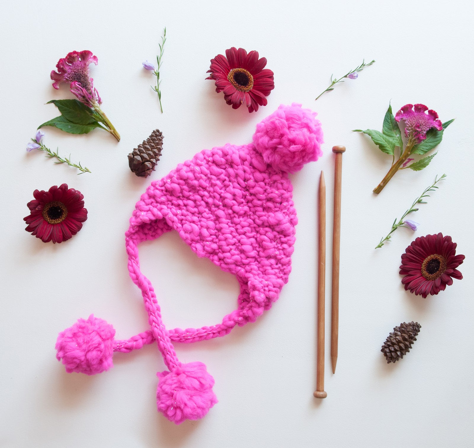 Knit Collage Field Trip Hat Pattern