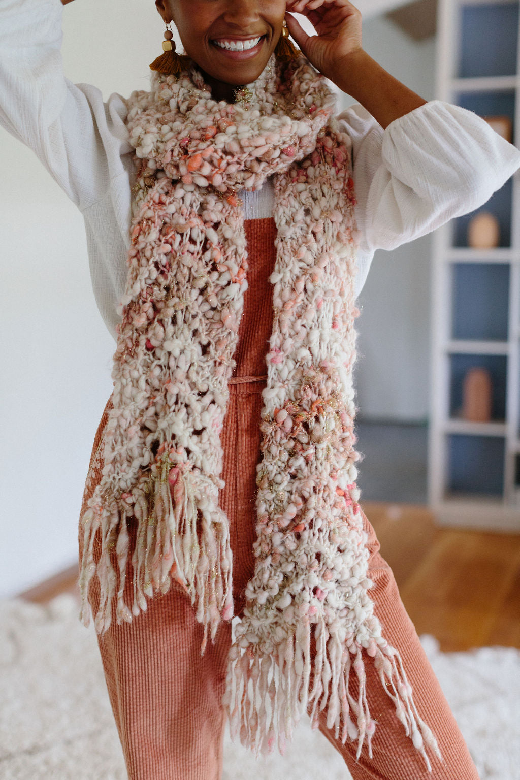 Wavy Feather Scarf Pattern – Knit Collage