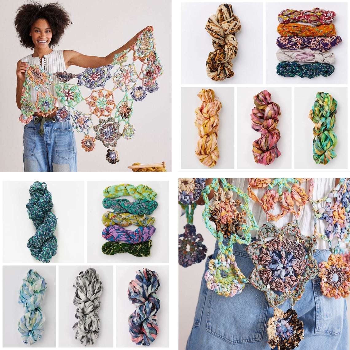 The Frolic Flower Shawl Crochet Challenge ~ Go Deep into Yarn and Color!