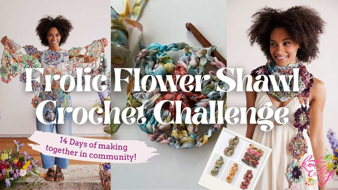 Frolic Flower Crochet Shawl Challenge