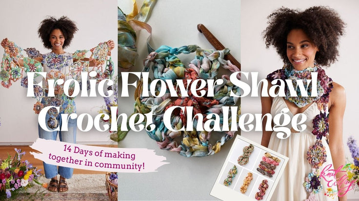 Frolic Flower Crochet Shawl Challenge