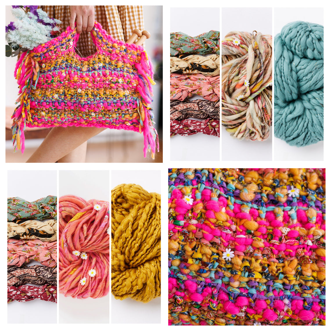 The Faye Fringe Bag Challenge ~ Go deep into yarn and color!