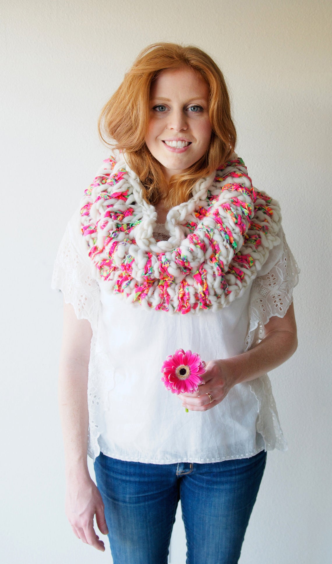 The Stripe Story Knit Cowl Pattern