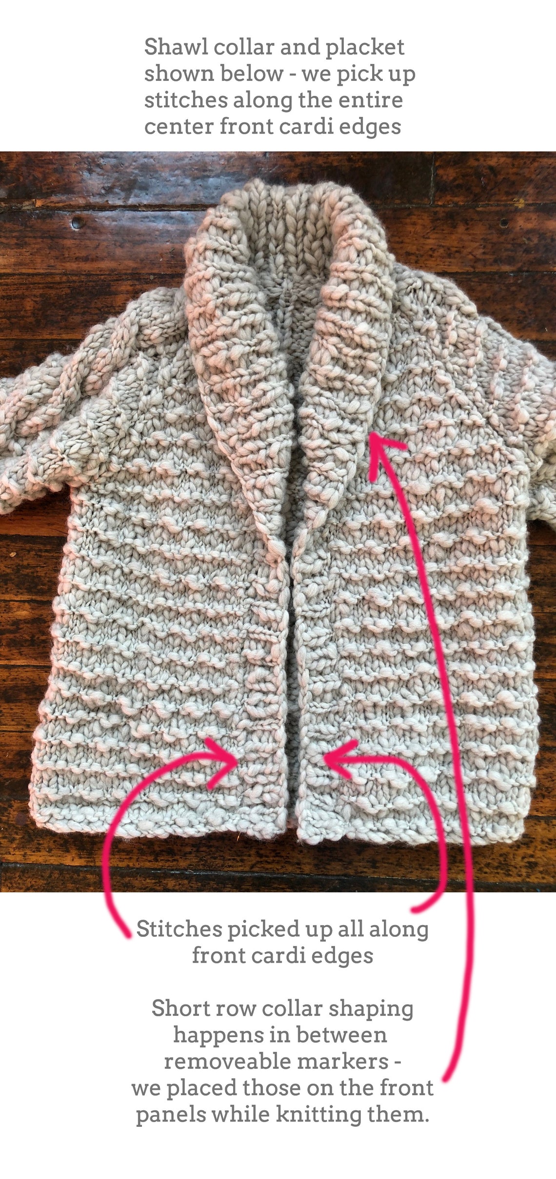 Snowcap Cardi Week 7 - the final week!