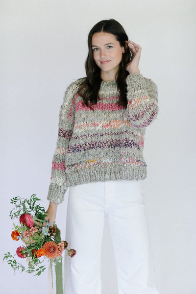 Knit Collage Saturday Sweater Knitting Pattern