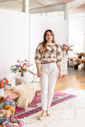 Harley 2.0 Sweater ~ French Vanilla / Waterfall Sample 26