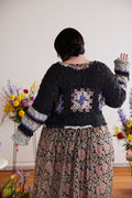 Roadtrip Sweater ~ Graphite / Fog Heather Sample 3