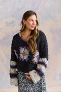 Roadtrip Sweater ~ Graphite / Fog Heather Sample 3