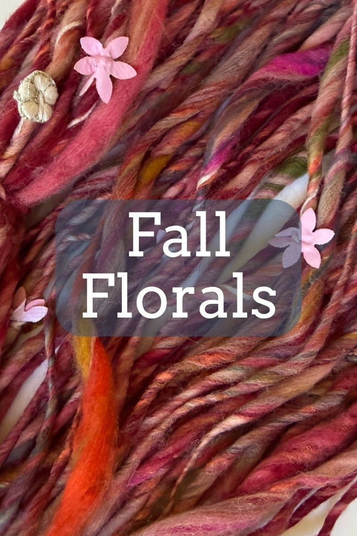 Fall Florals Single Skeins ~ Pre-Order