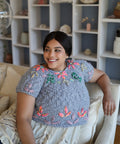 Kaleidoscope Embroidered Sweater Pattern