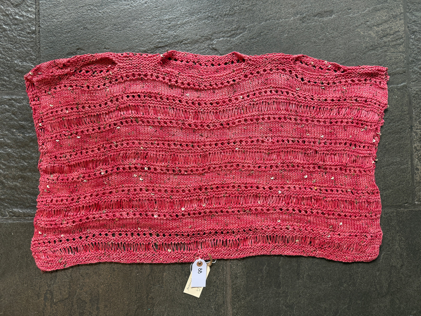 Andromeda Top ~ Antique Coral Sample 88