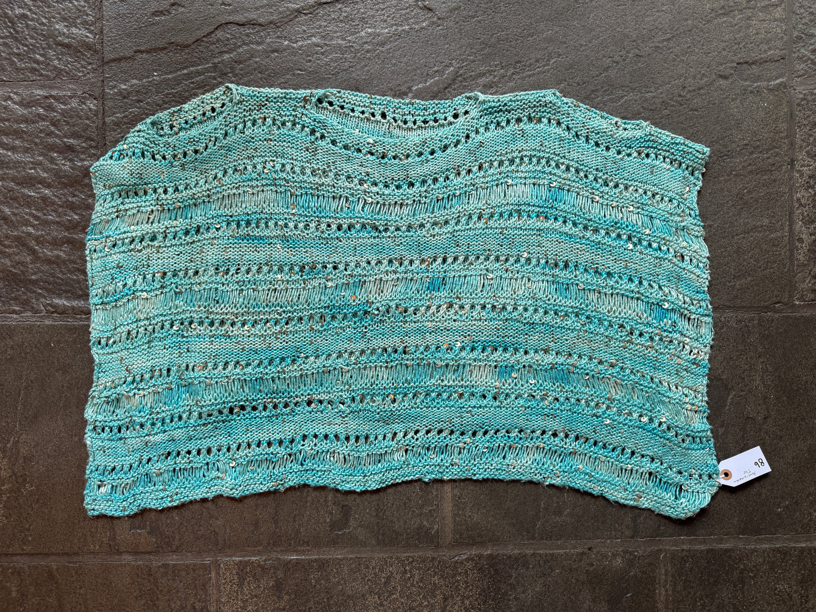 Andromeda Top ~ Blue Lagoon Sample 86