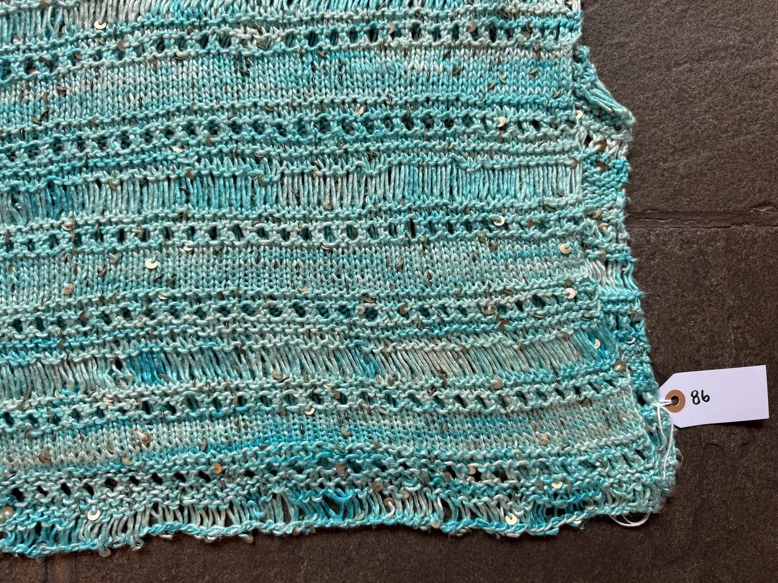 Andromeda Top ~ Blue Lagoon Sample 86
