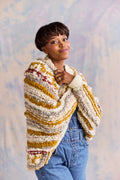 Aspenglow Cocoon Cardi ~ French Vanilla / Aurora Sample 33