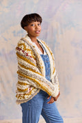 Aspenglow Cocoon Cardi ~ French Vanilla / Aurora Sample 33