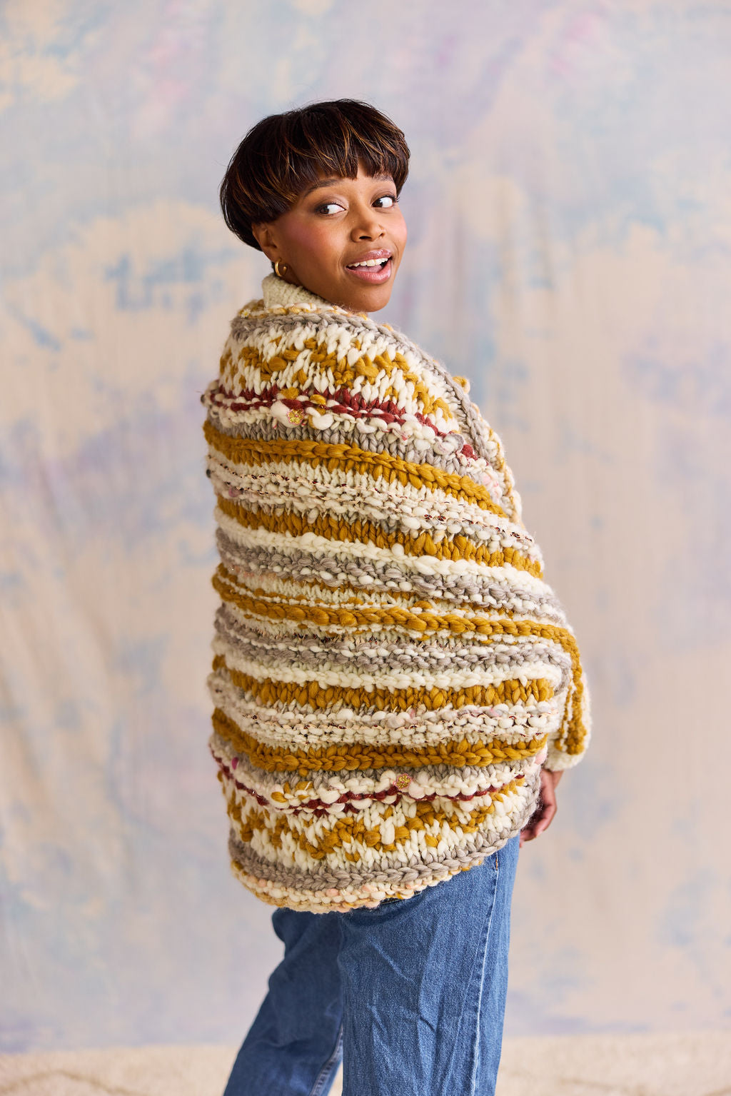 Aspenglow Cocoon Cardi Pattern – Knit Collage