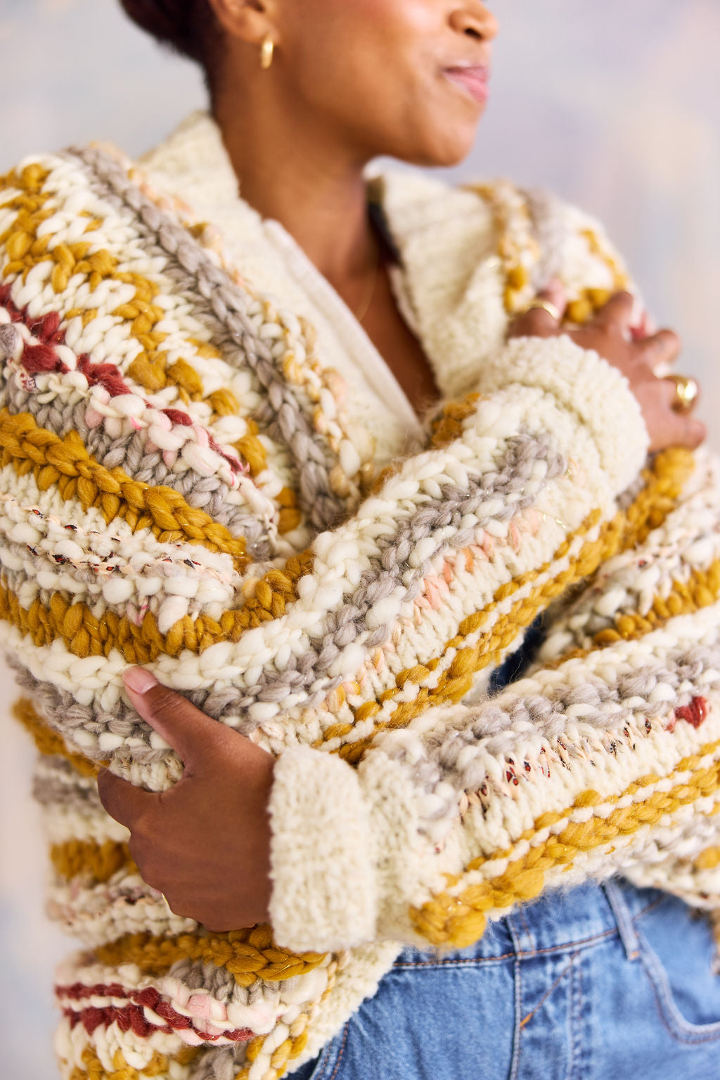 Aspenglow Cocoon Cardi Pattern – Knit Collage