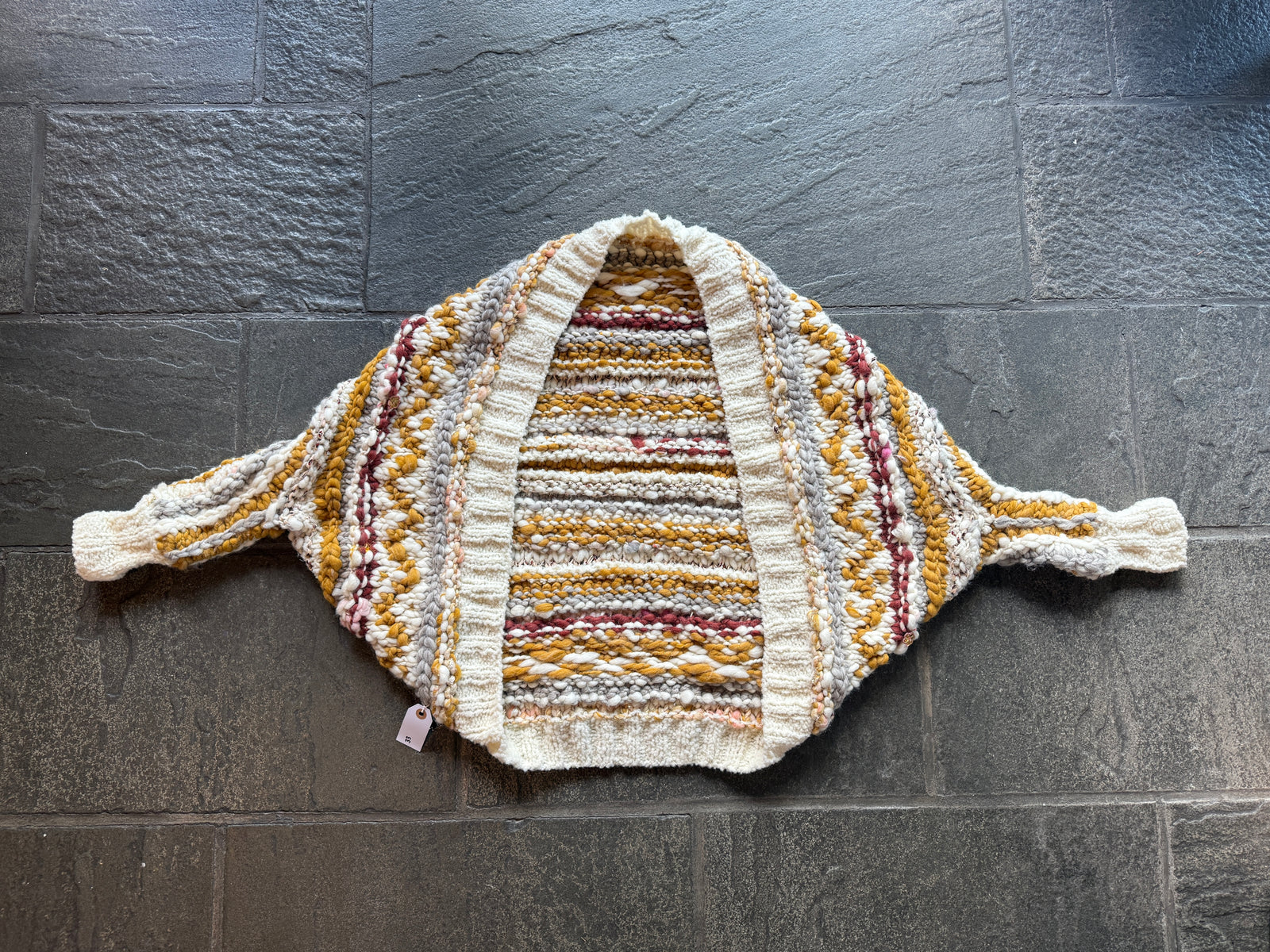 Aspenglow Cocoon Cardi ~ French Vanilla / Aurora Sample 33