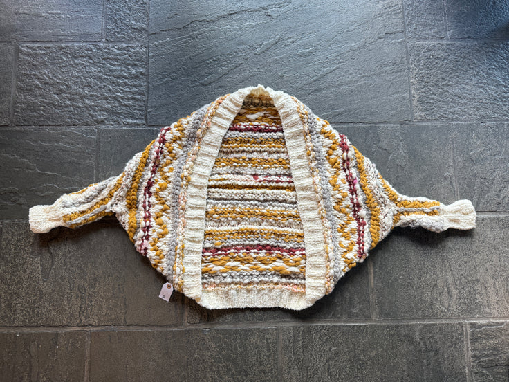 SOLD Aspenglow Cocoon Cardi ~ French Vanilla / Aurora Sample 33