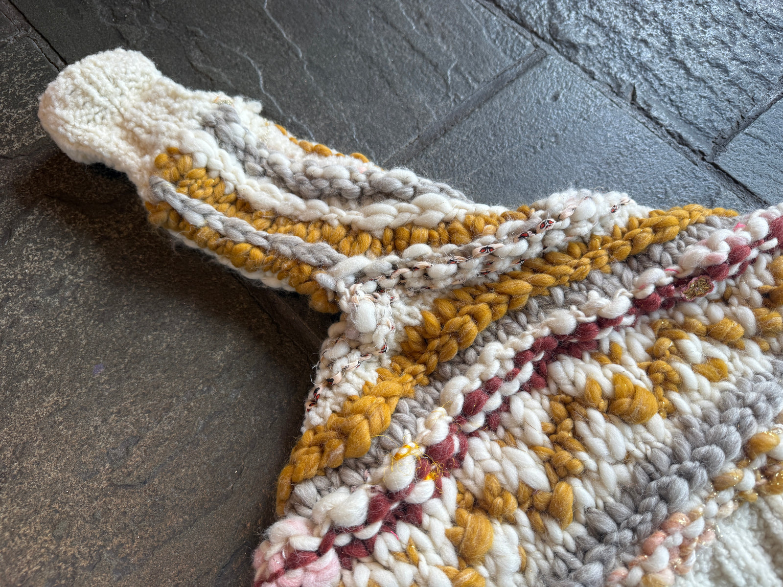 Aspenglow Cocoon Cardi ~ French Vanilla / Aurora Sample 33