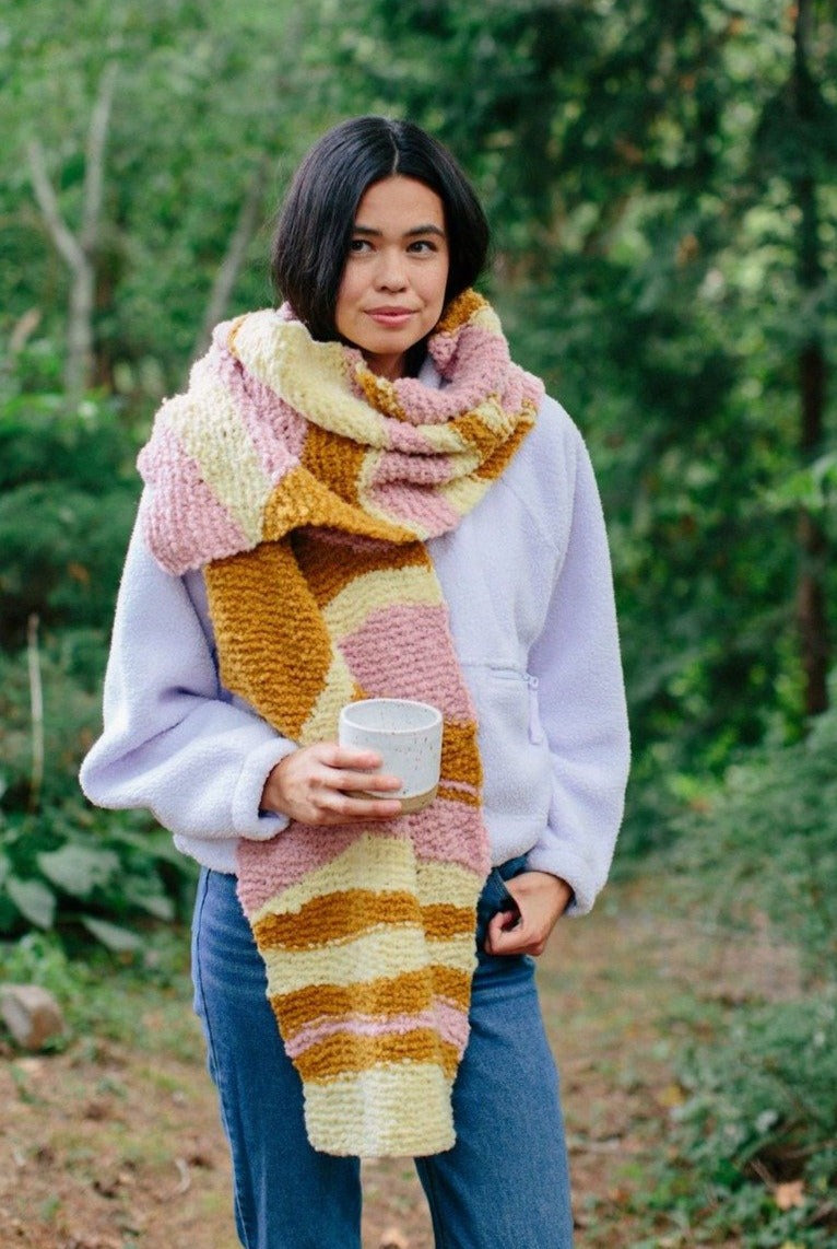 Aura Scarf Pattern – Knit Collage