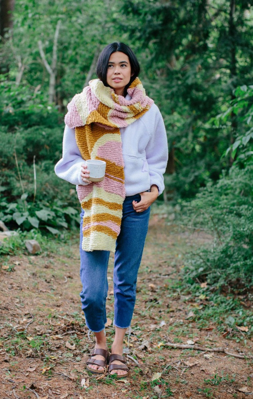 Aura Scarf Pattern – Knit Collage