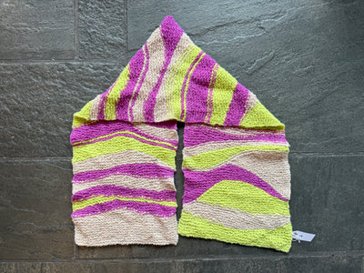 Aura Scarf ~ Magenta Magic / Electric Lime Sample 14