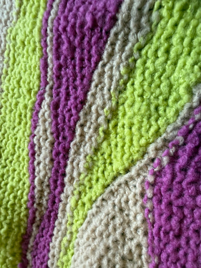 Aura Scarf ~ Magenta Magic / Electric Lime Sample 14