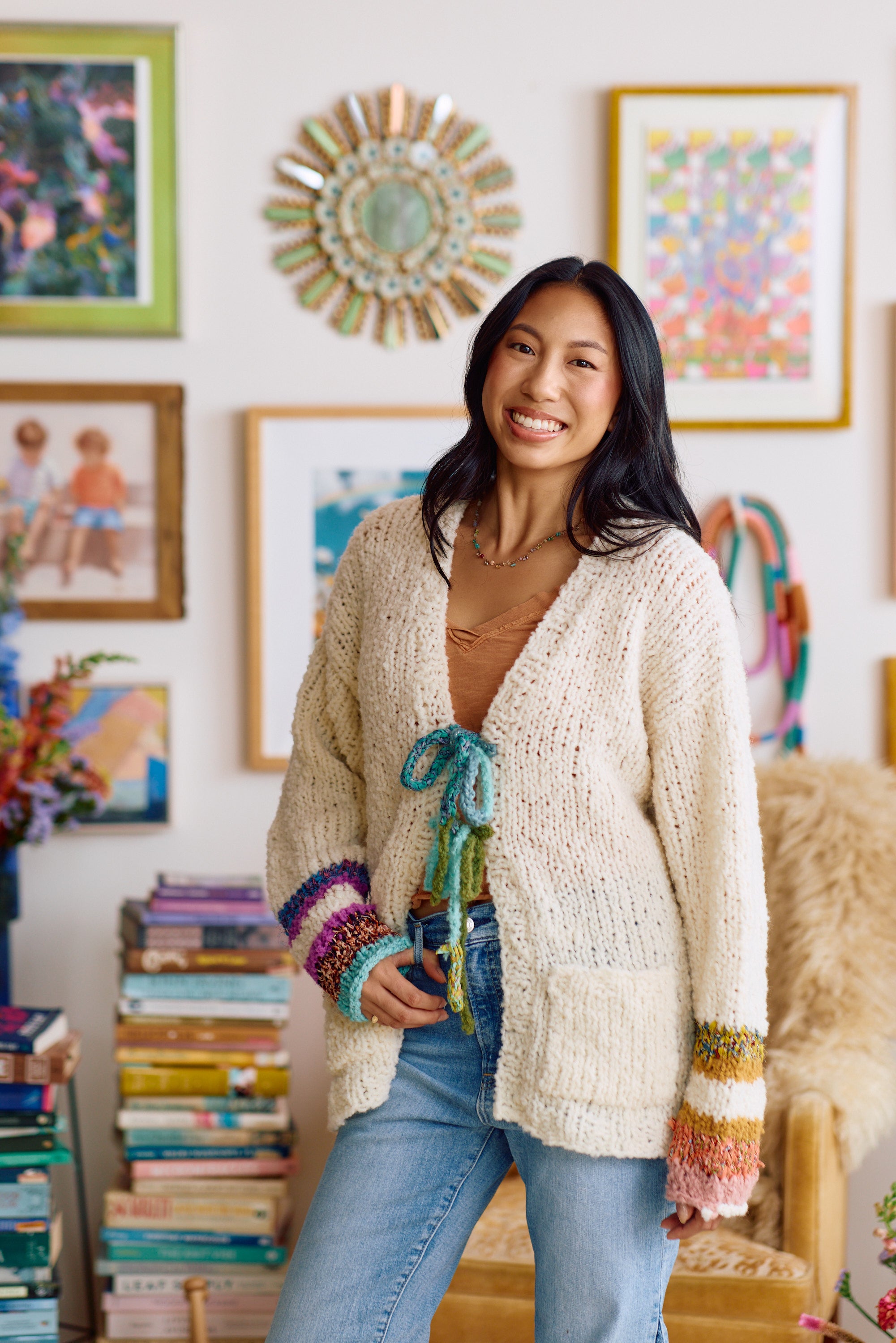 Awesome Blossom Cardi Kit – Knit Collage