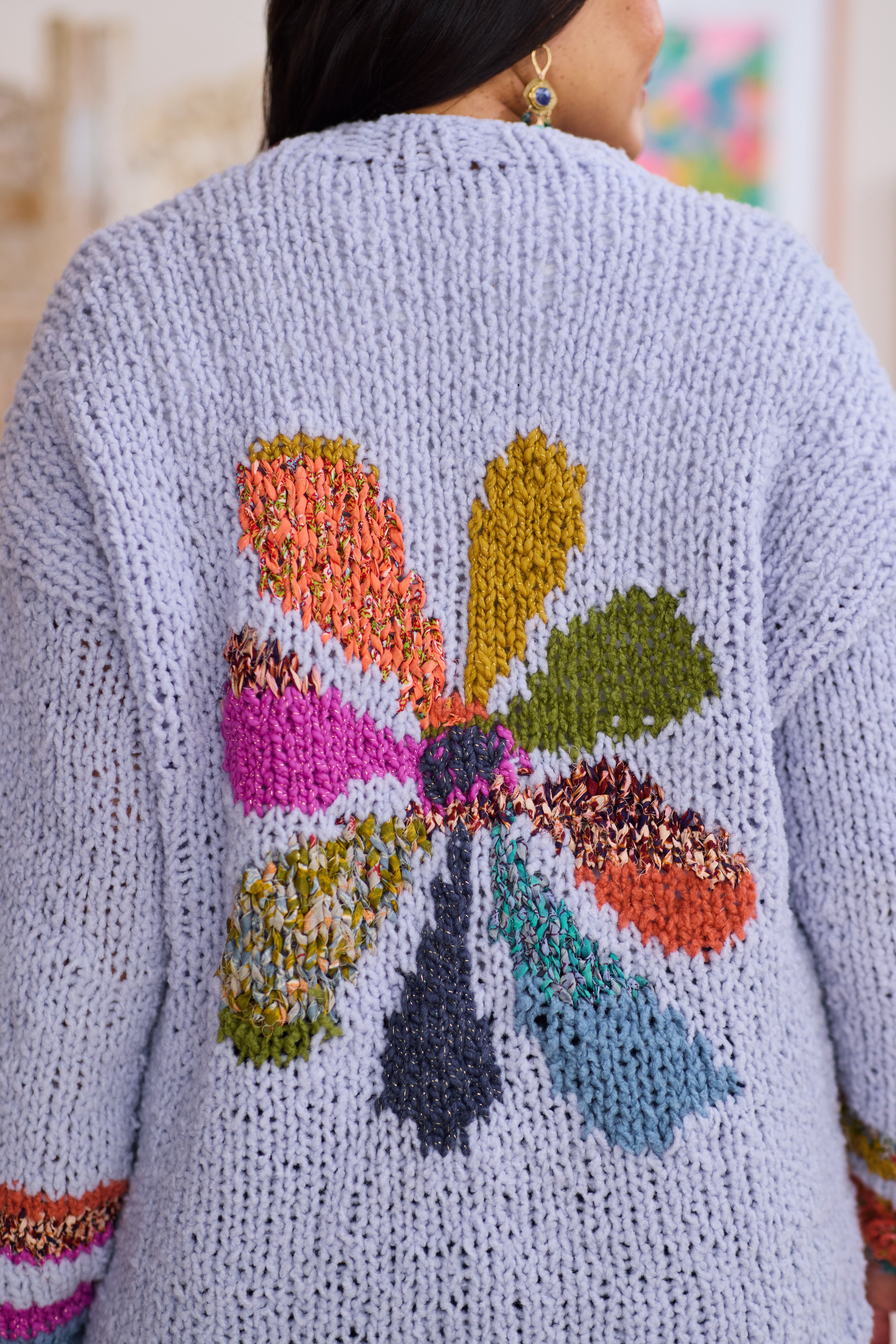 Awesome Blossom Cardi Kit – Knit Collage
